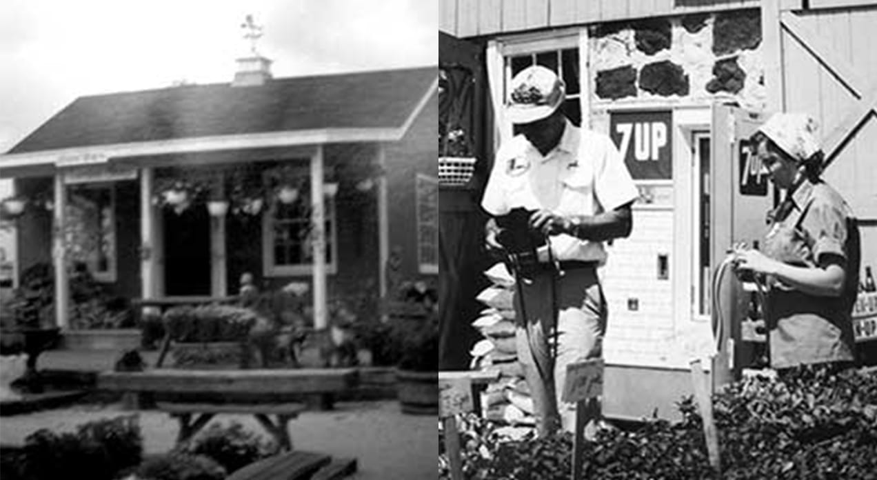 Black and white photograph of Lammscape team.
