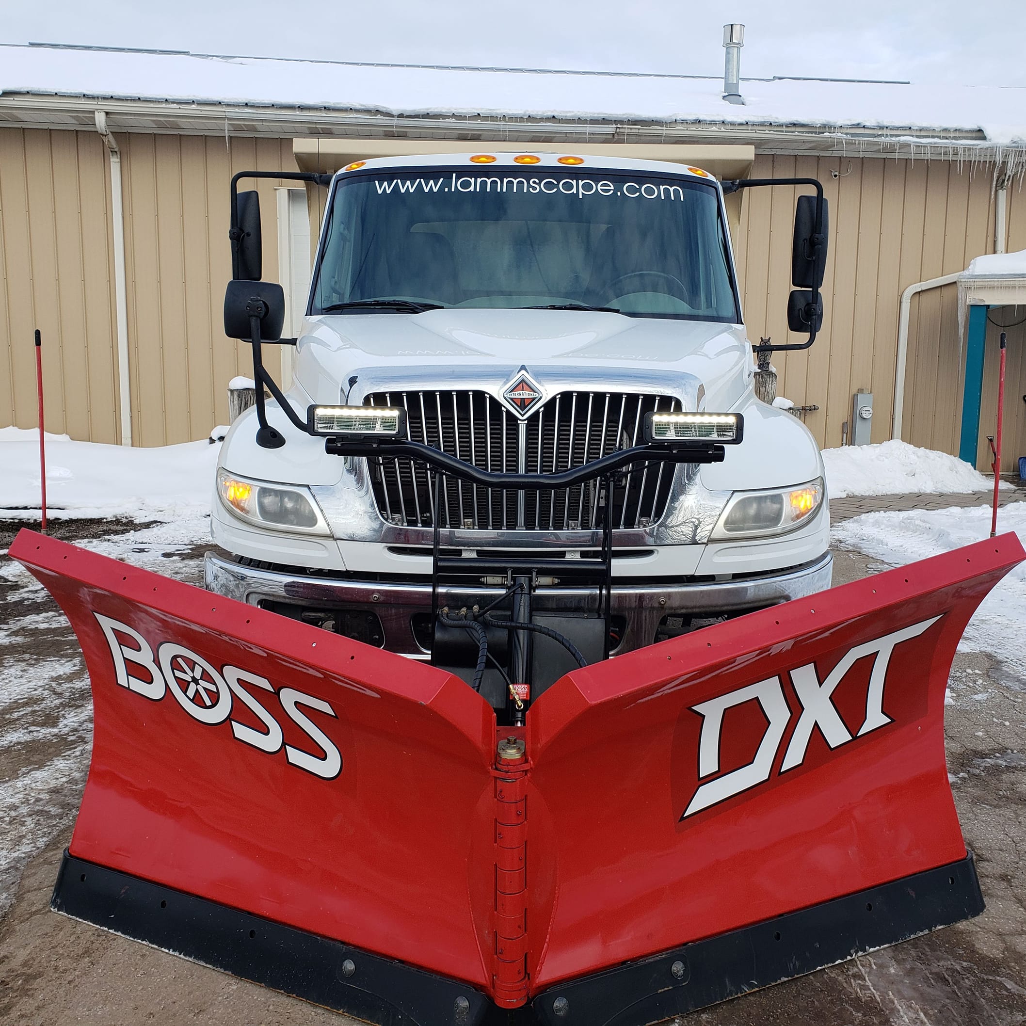 Lammscape plow truck.